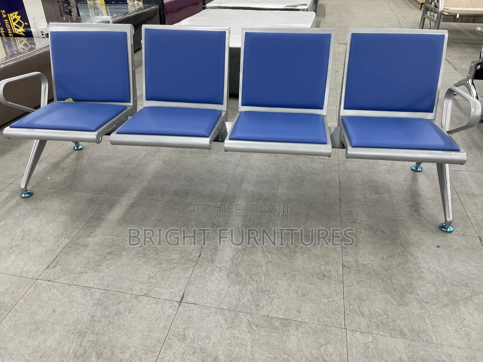 Quality Imported Metallic (4in1) Waiting Chair