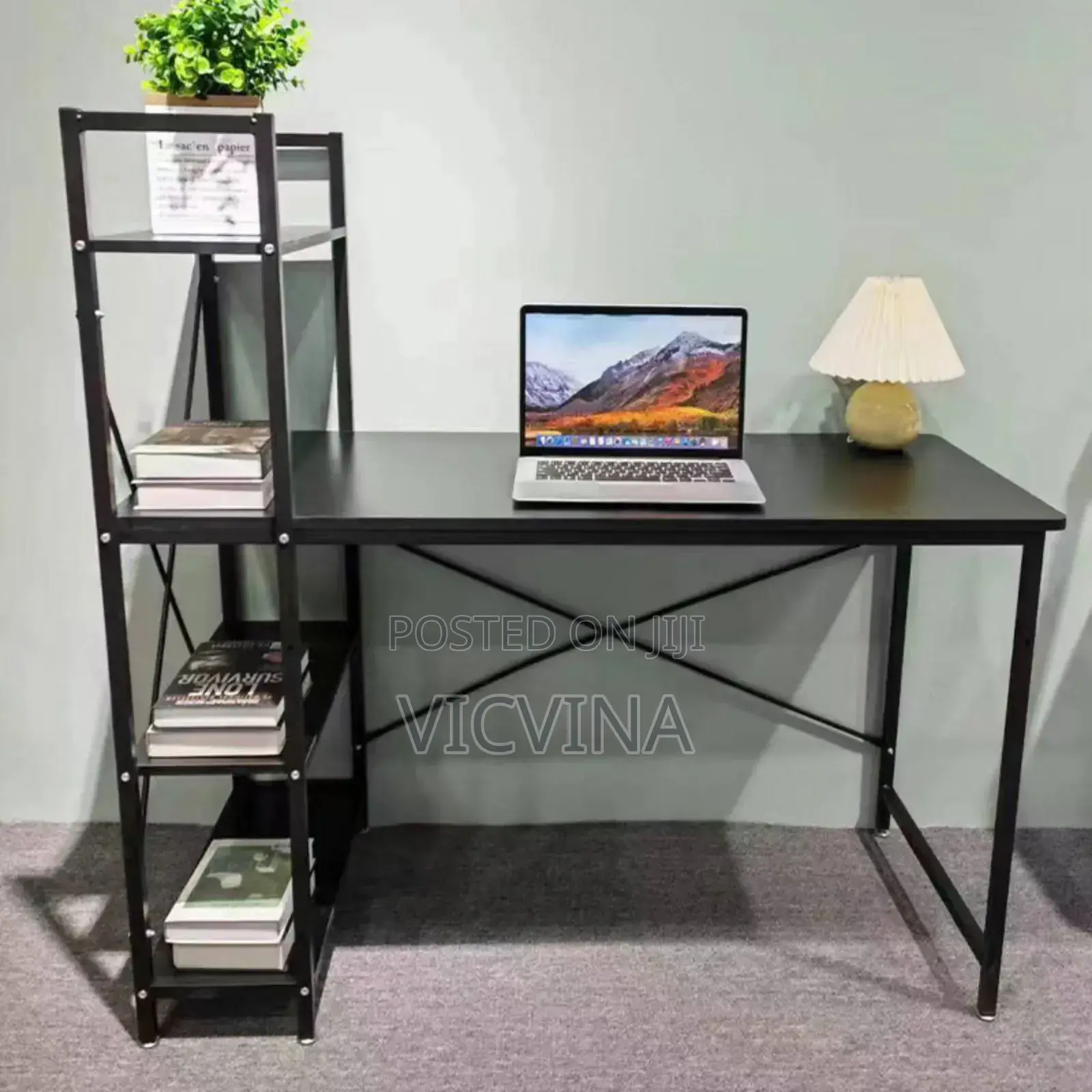 Computer Desk With Shelves