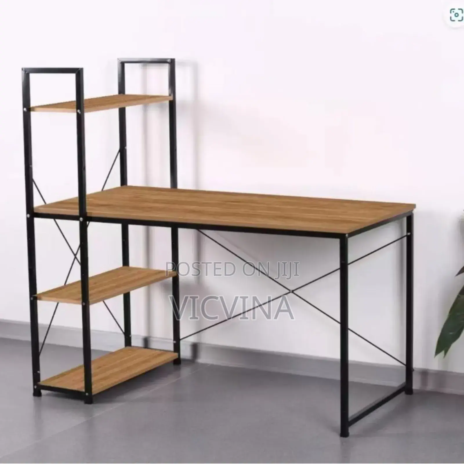 Computer Desk With Shelves