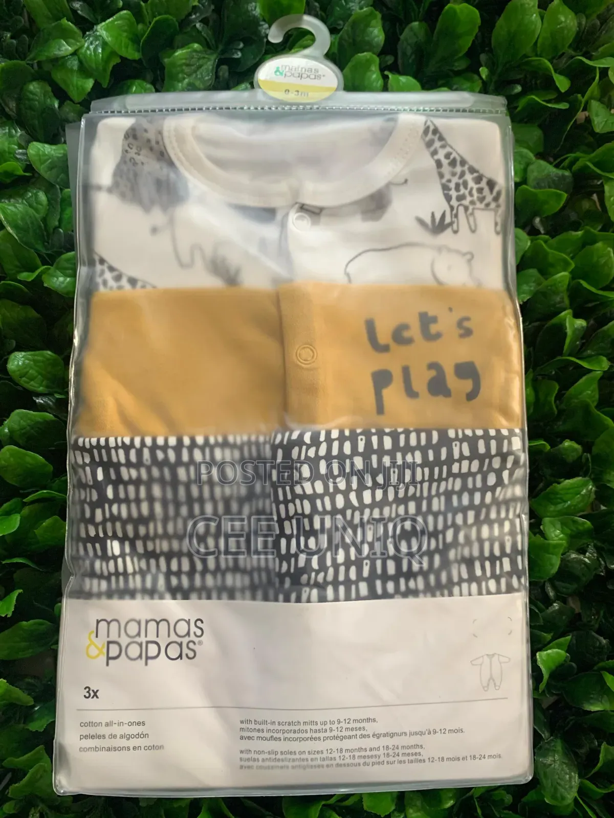 3pcs Mama Papas Sleeping Suit