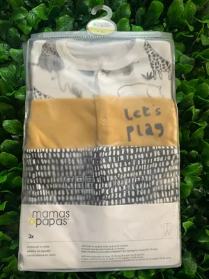 3pcs Mama Papas Sleeping Suit