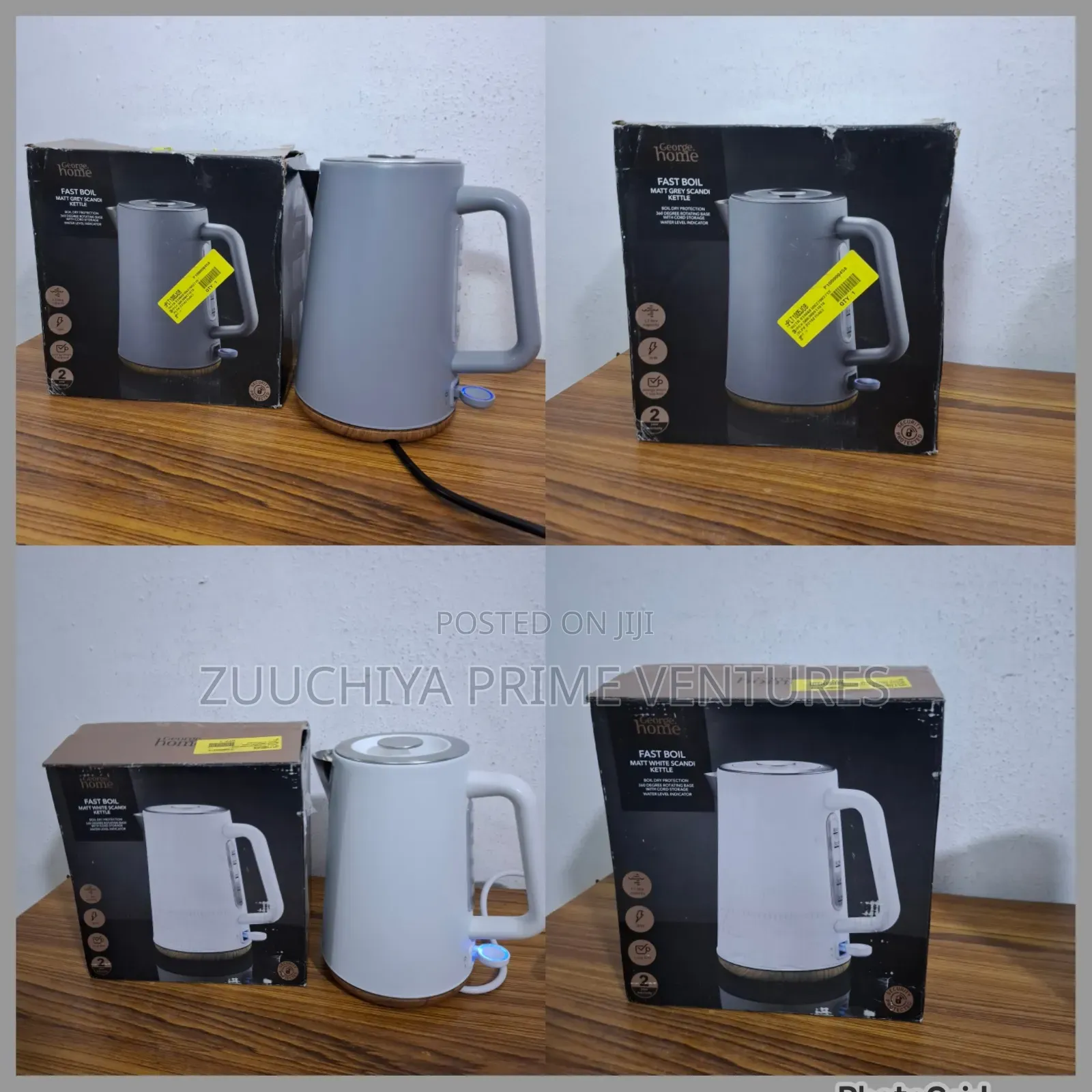 George Home 1.7l Matt Scandi Kettle From Uk 