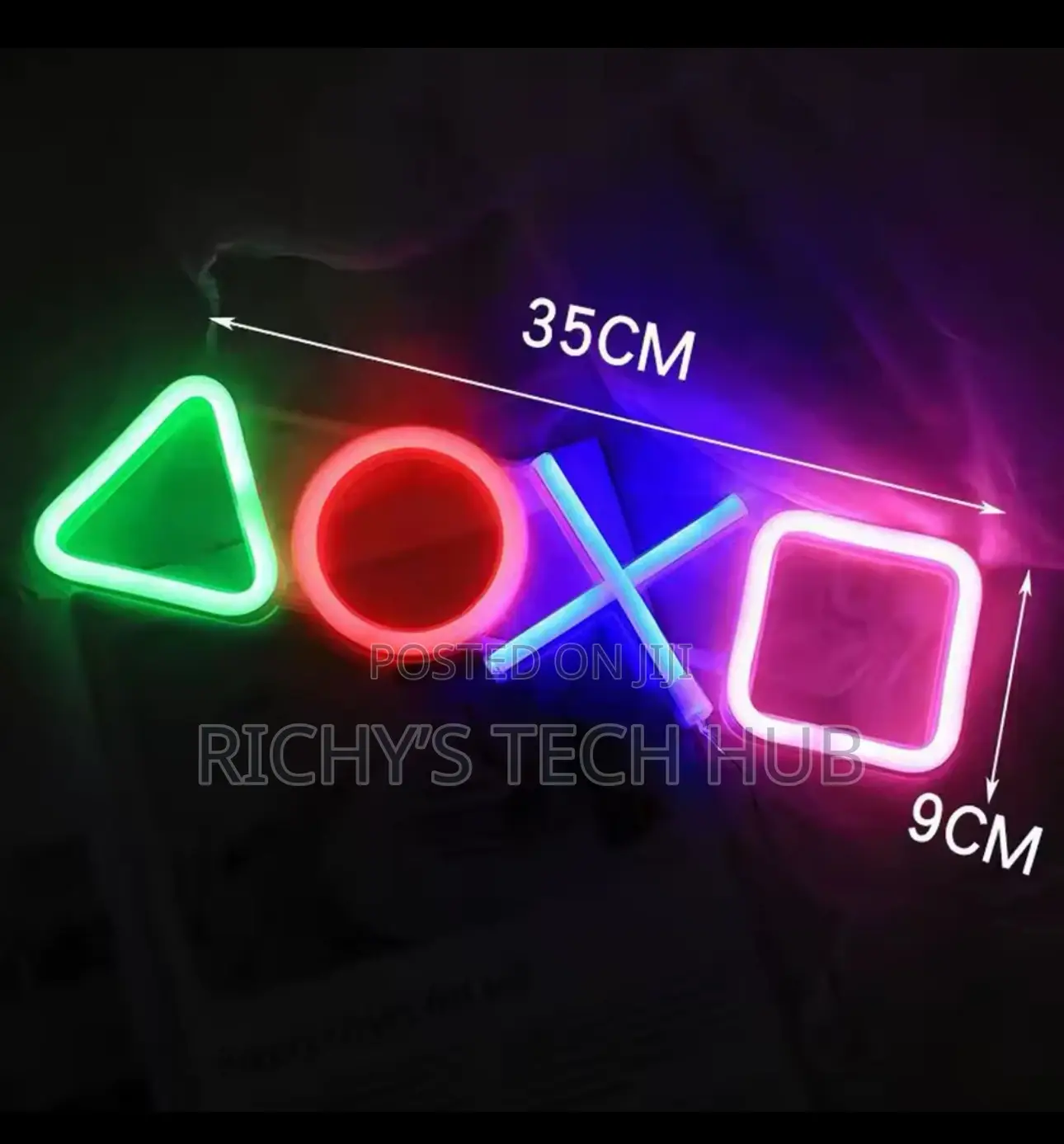 Playstation Icon Neon Game Light Led Gaming Room Sign