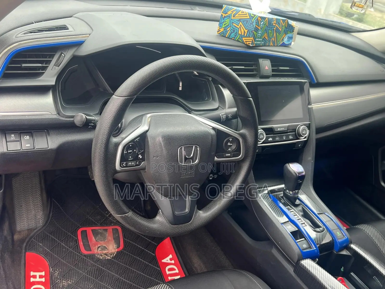 Honda Civic EX 4dr Sedan (2.0L 4cyl) 2017 Blue