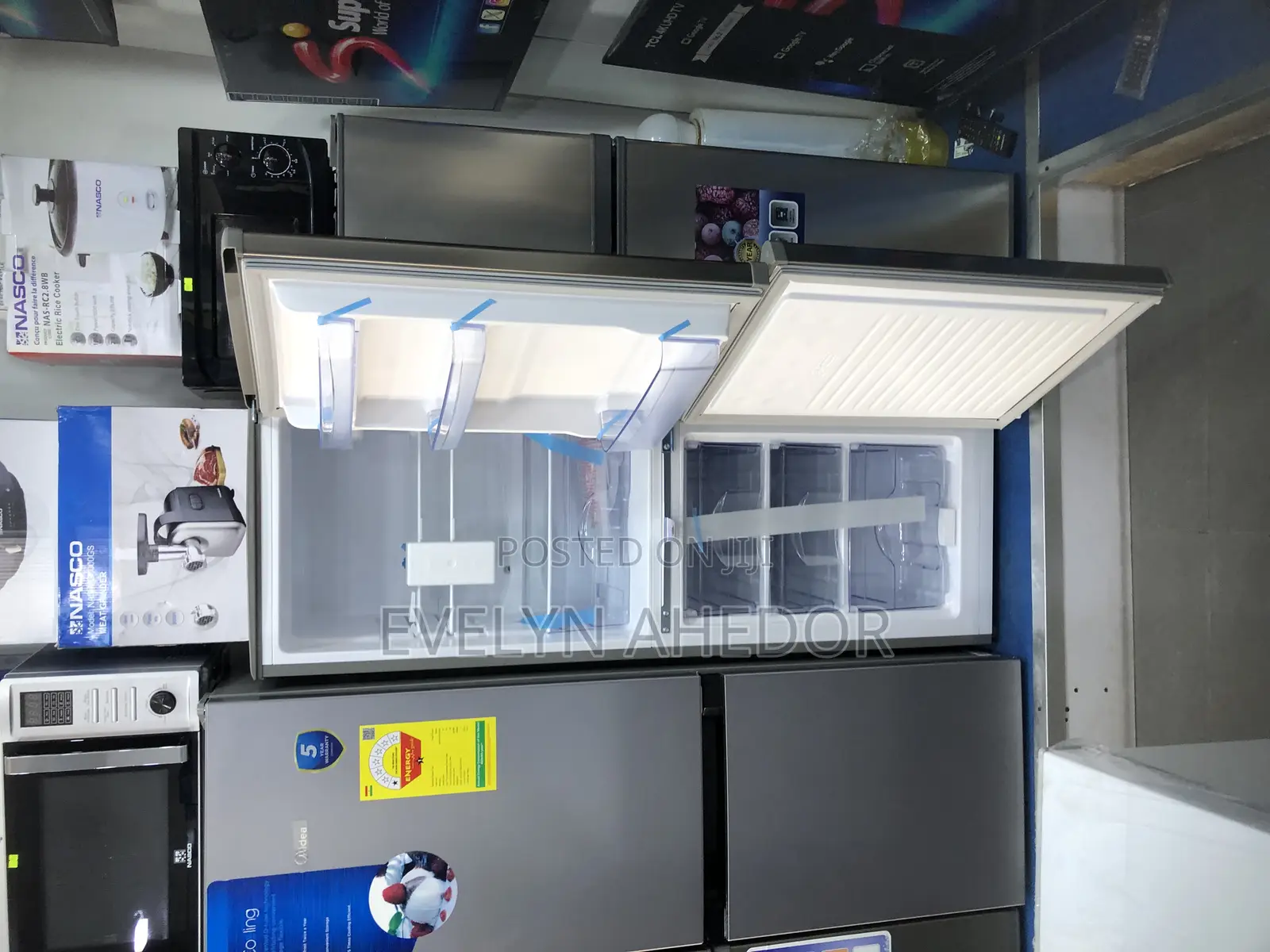 Sharp Cooling Pearl Bottom Freezer 142 Liters Available