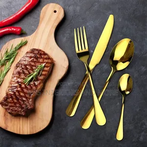 24pcs Stainless Steel Cutlery Set With Stand
