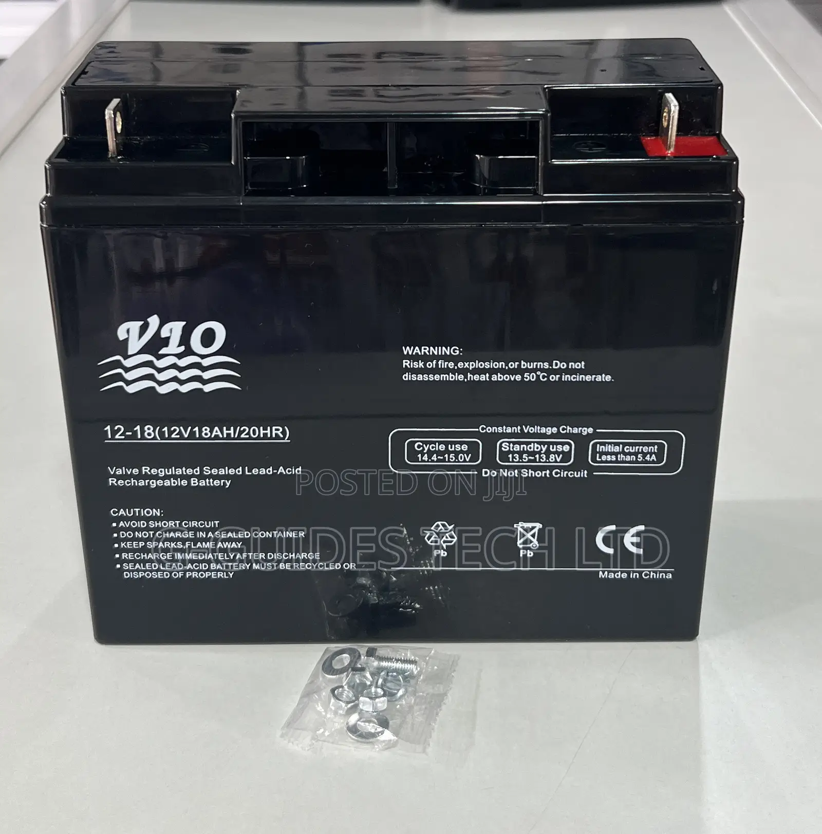 12v 18ah Ups Battery, Vio 12v-18ah Sealed Lead-Acid Battery