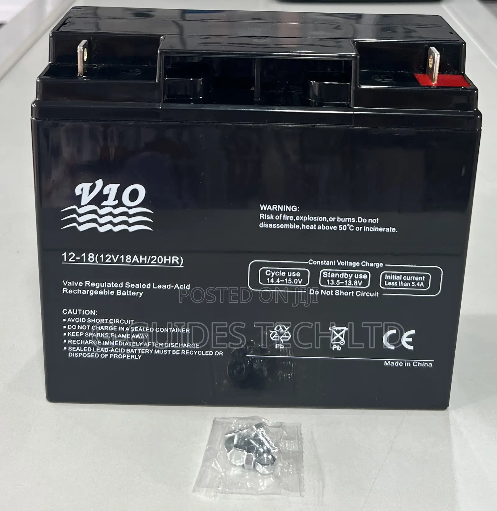 12v 18ah Ups Battery, Vio 12v-18ah Sealed Lead-Acid Battery