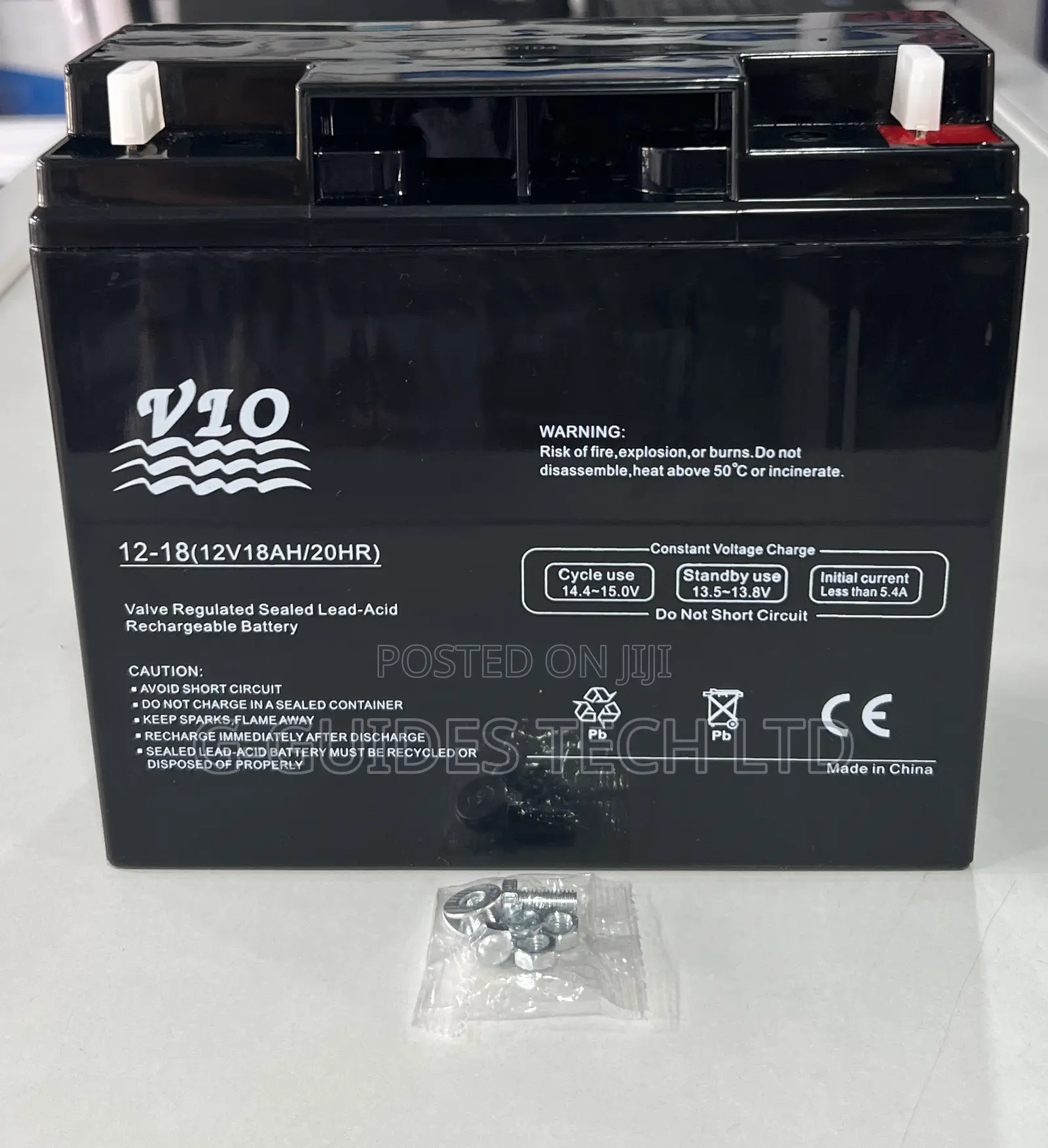 12v 18ah Ups Battery, Vio 12v-18ah Sealed Lead-Acid Battery