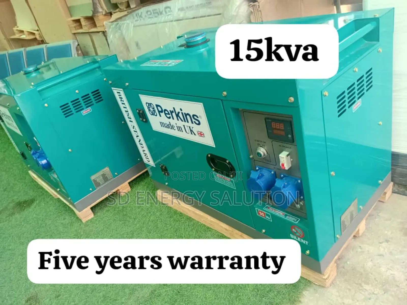 Rebust 15kva 16500watt Diesel Perkins Generator