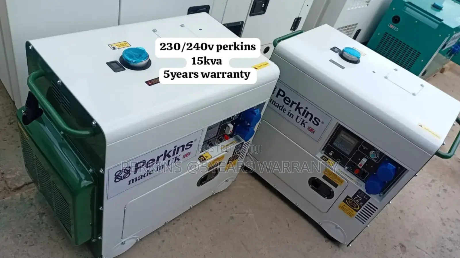 Force Generator 15kva Perkins 16500wats Perkins 15kva