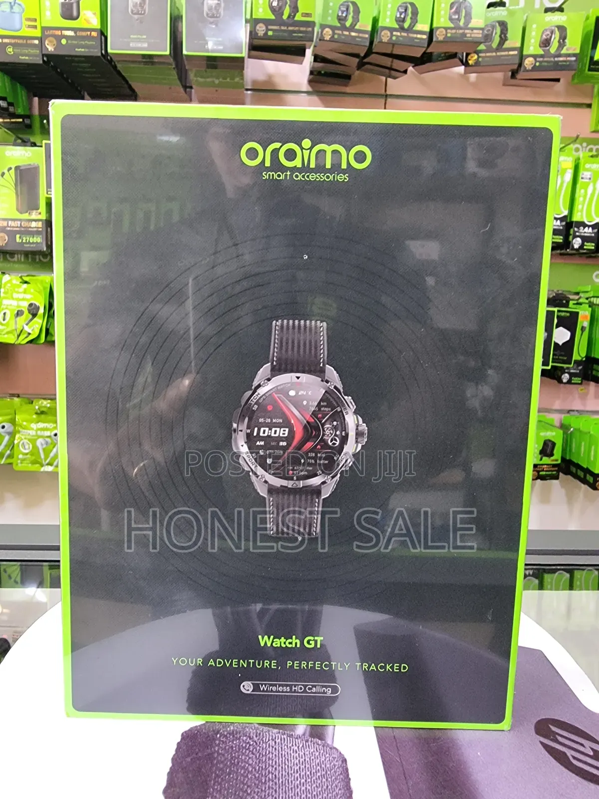 Oraimo Watch Gt 1.43" Amoled 3atm GPS 2 Replaceable Straps