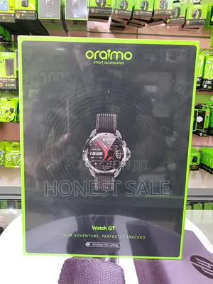 Oraimo Watch Gt 1.43" Amoled 3atm GPS 2 Replaceable Straps
