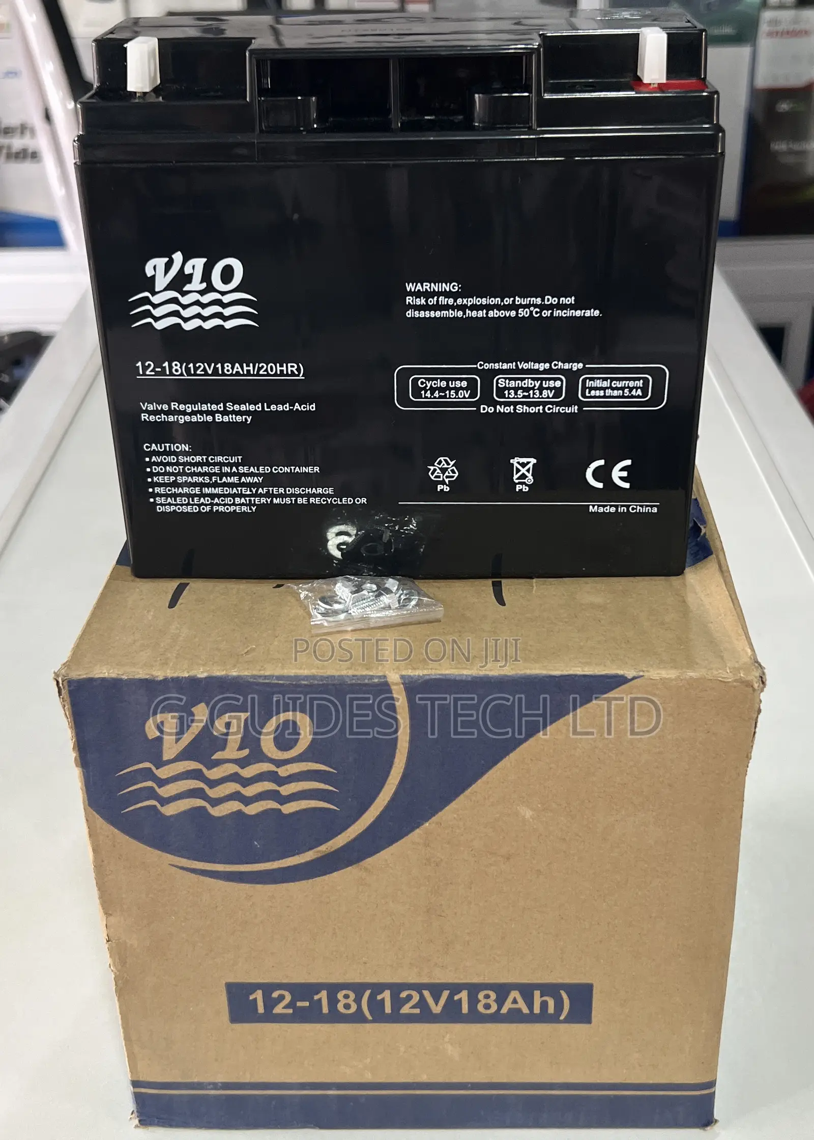 12v 18ah Ups Battery, Vio 12v-18ah Sealed Lead-Acid Battery