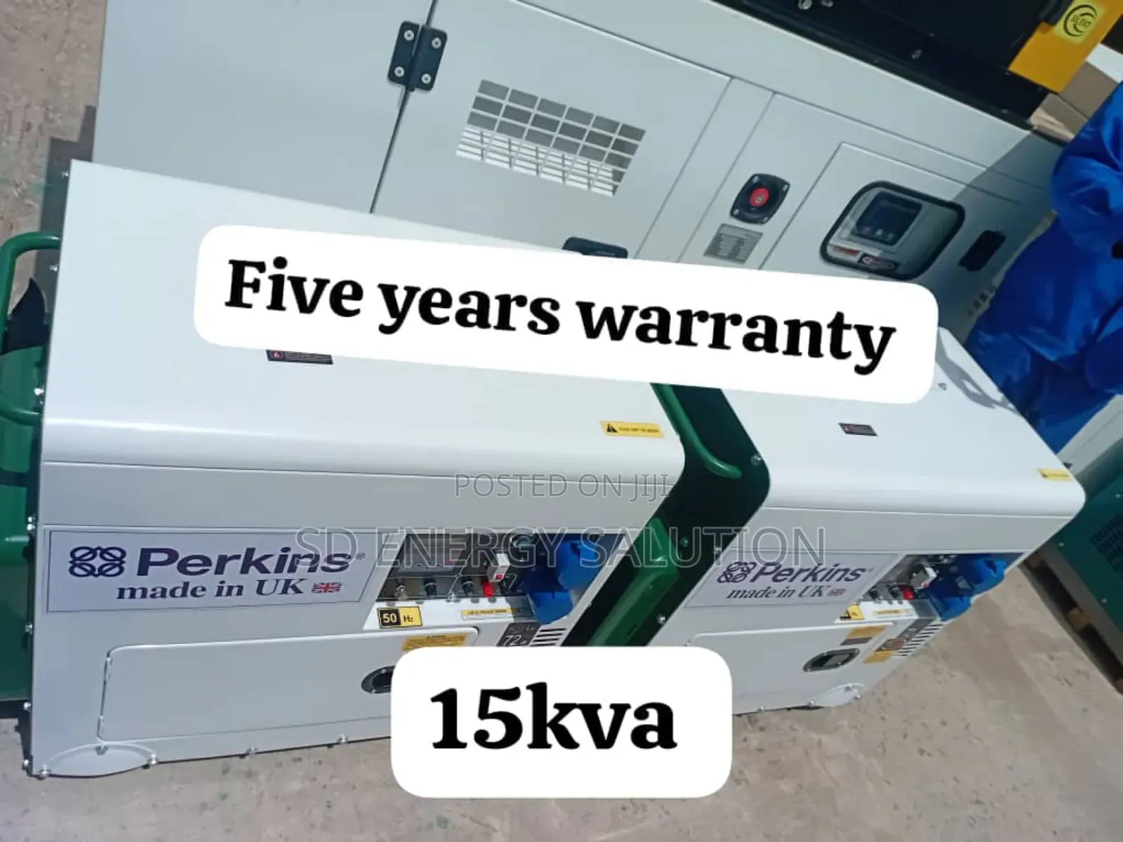 Rock Solid 15kva 16500watt Perkins Diesel Generator