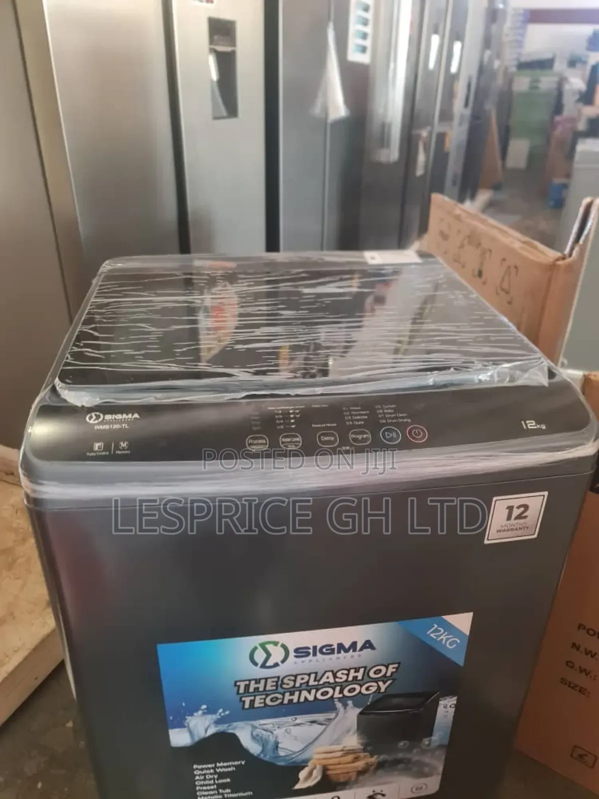 Big Load Sigma Washer- 12kg Capacity