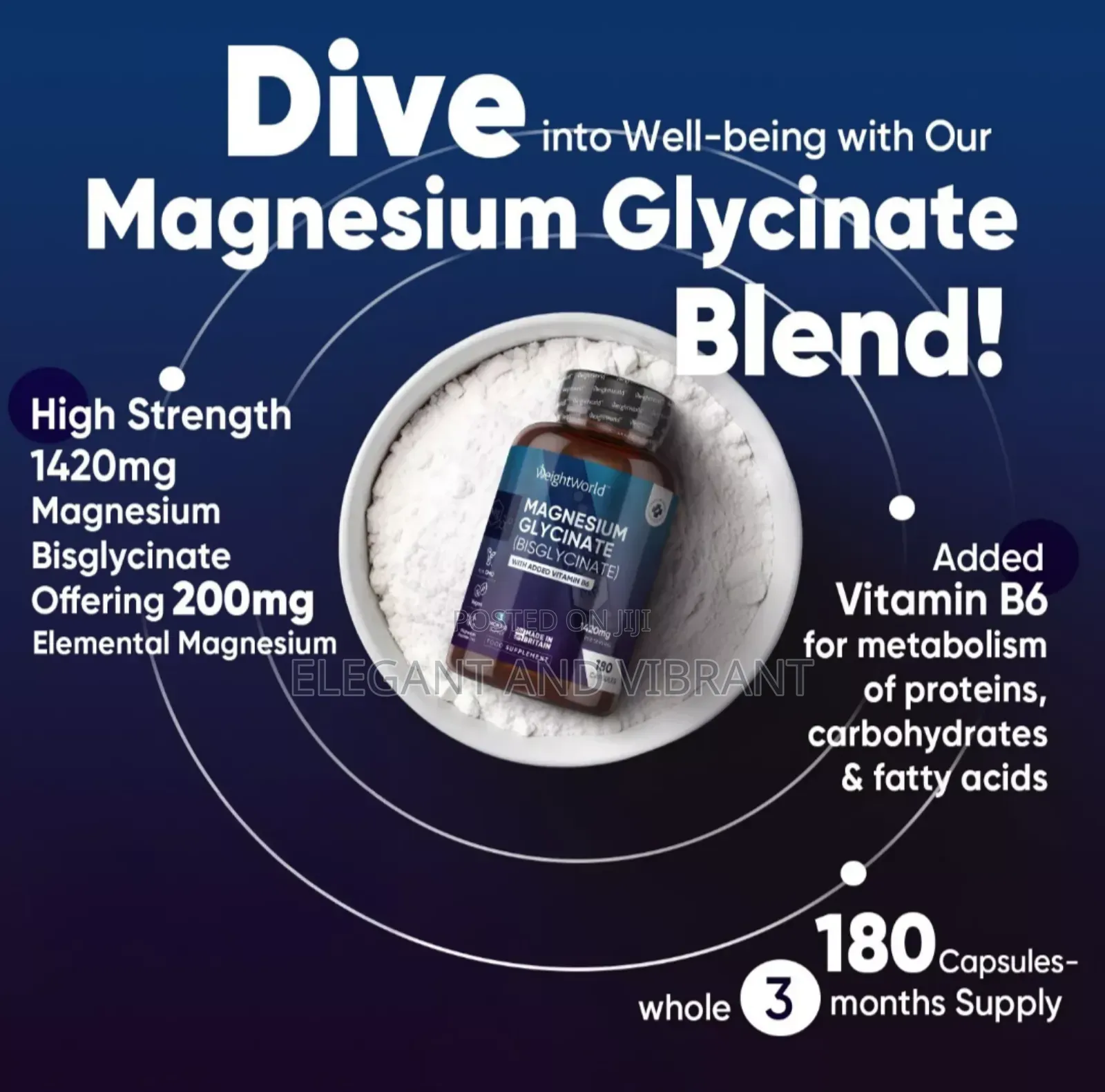 Magnesium Bisglycinate-Energy Performance - Muscle Health