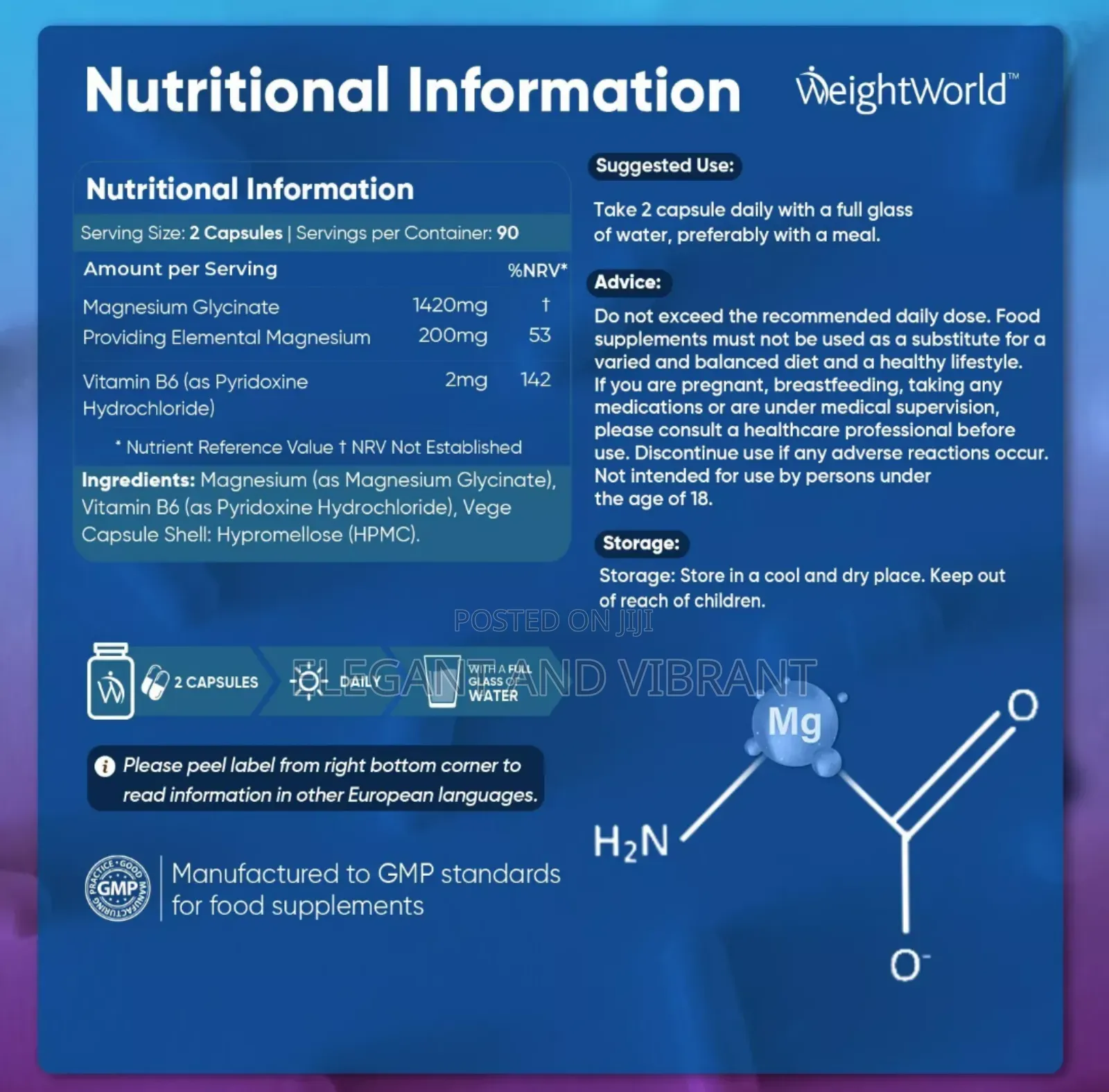 Magnesium Bisglycinate-Energy Performance - Muscle Health