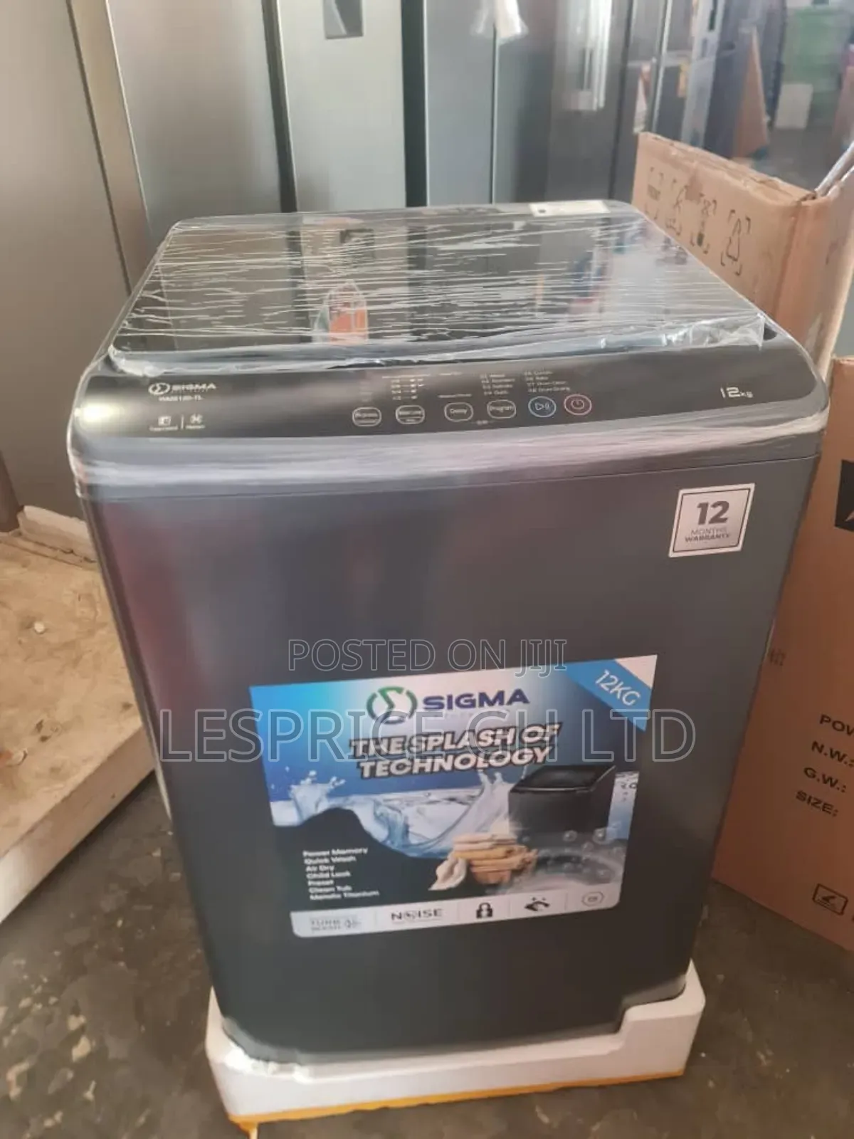 Pro Washing With Sigma 12kg Washer
