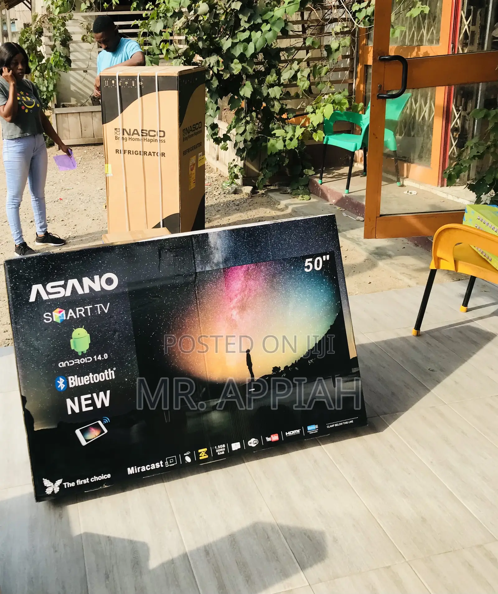 Powerful and Durable Asano 50” Uhd Smart Screen Tv.