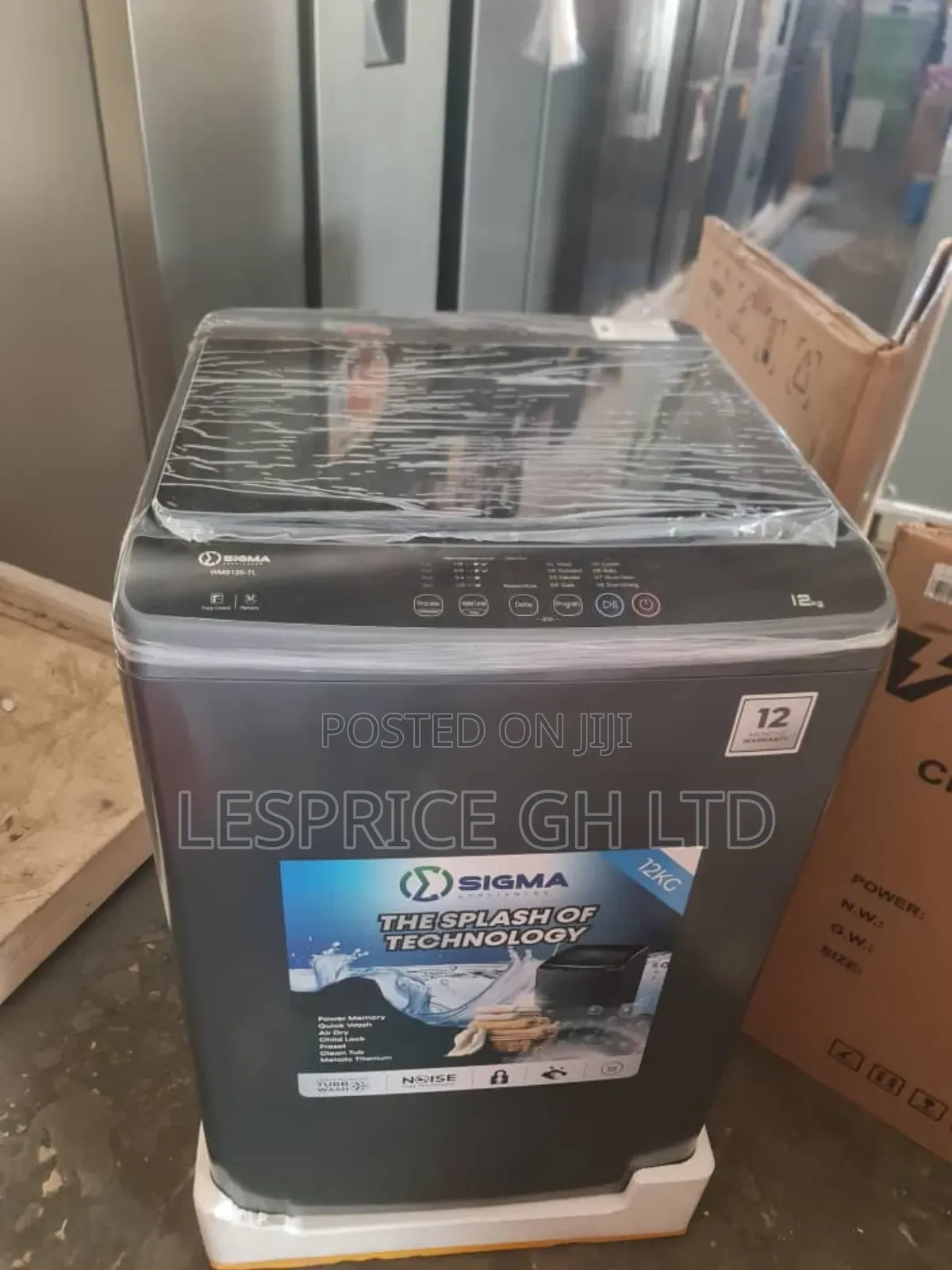 Dependable Sigma 12kg Top Load Washer