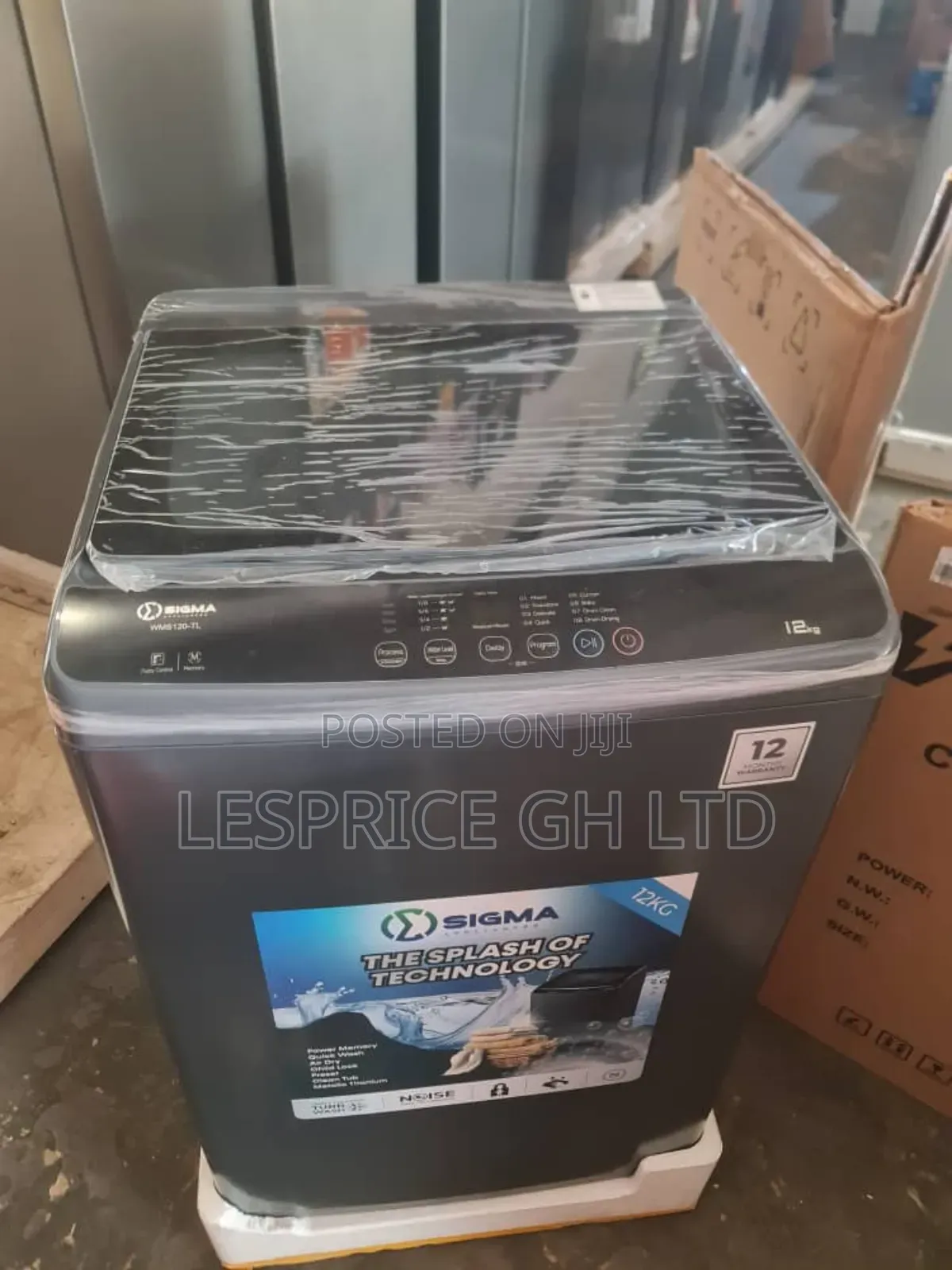 Tough on Dirt - Sigma 12kg Fully Auto Washer