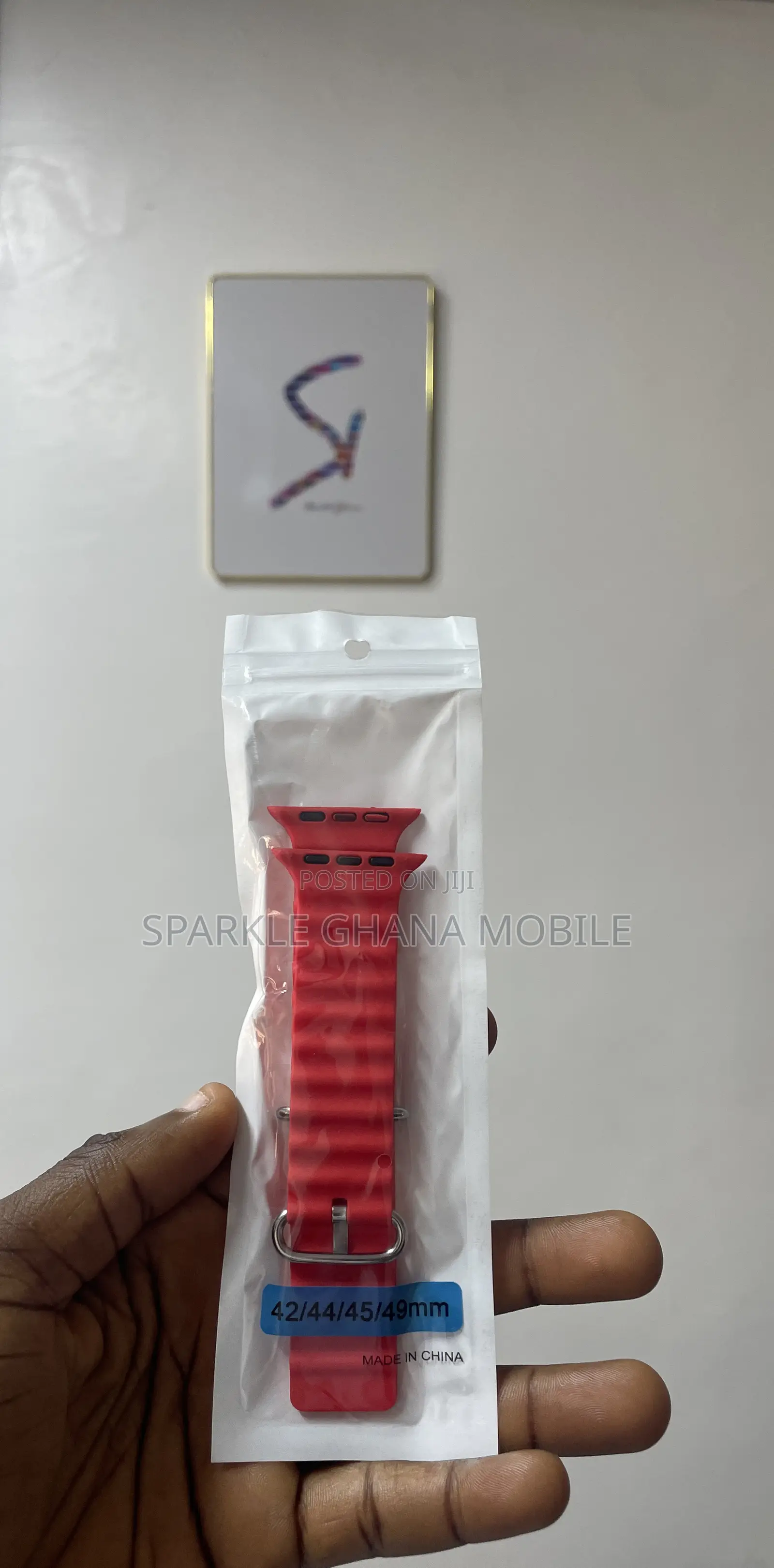 Red Ocean Apple Watch Strap