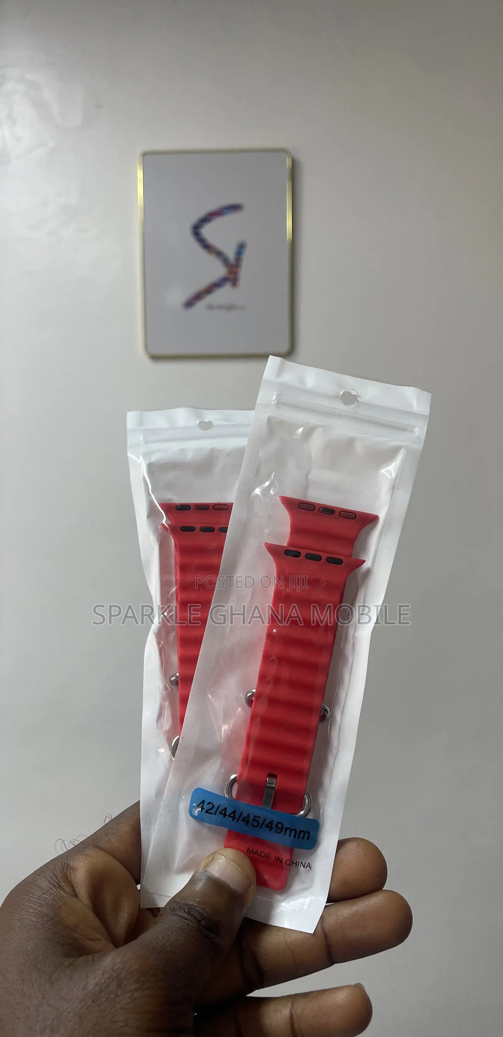 Red Ocean Apple Watch Strap