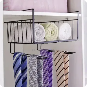 Cabinet Storage Rack.Black Colour