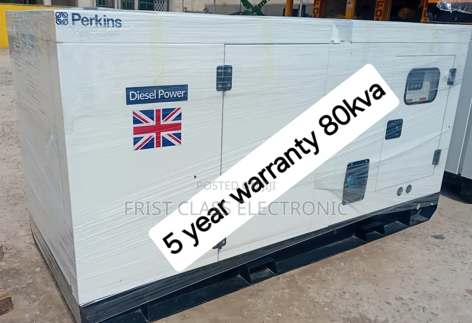Heavy Duty 80kva Silent Diesel Powered Generator
