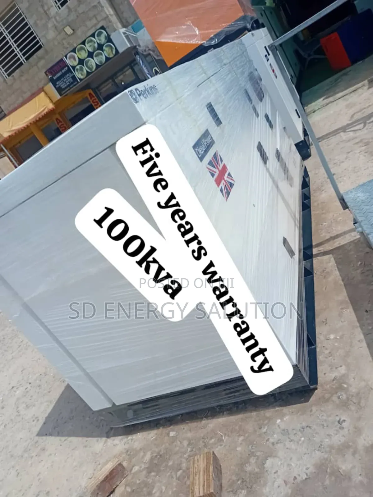 Fast Power 100kva Diesel Perkins Plant