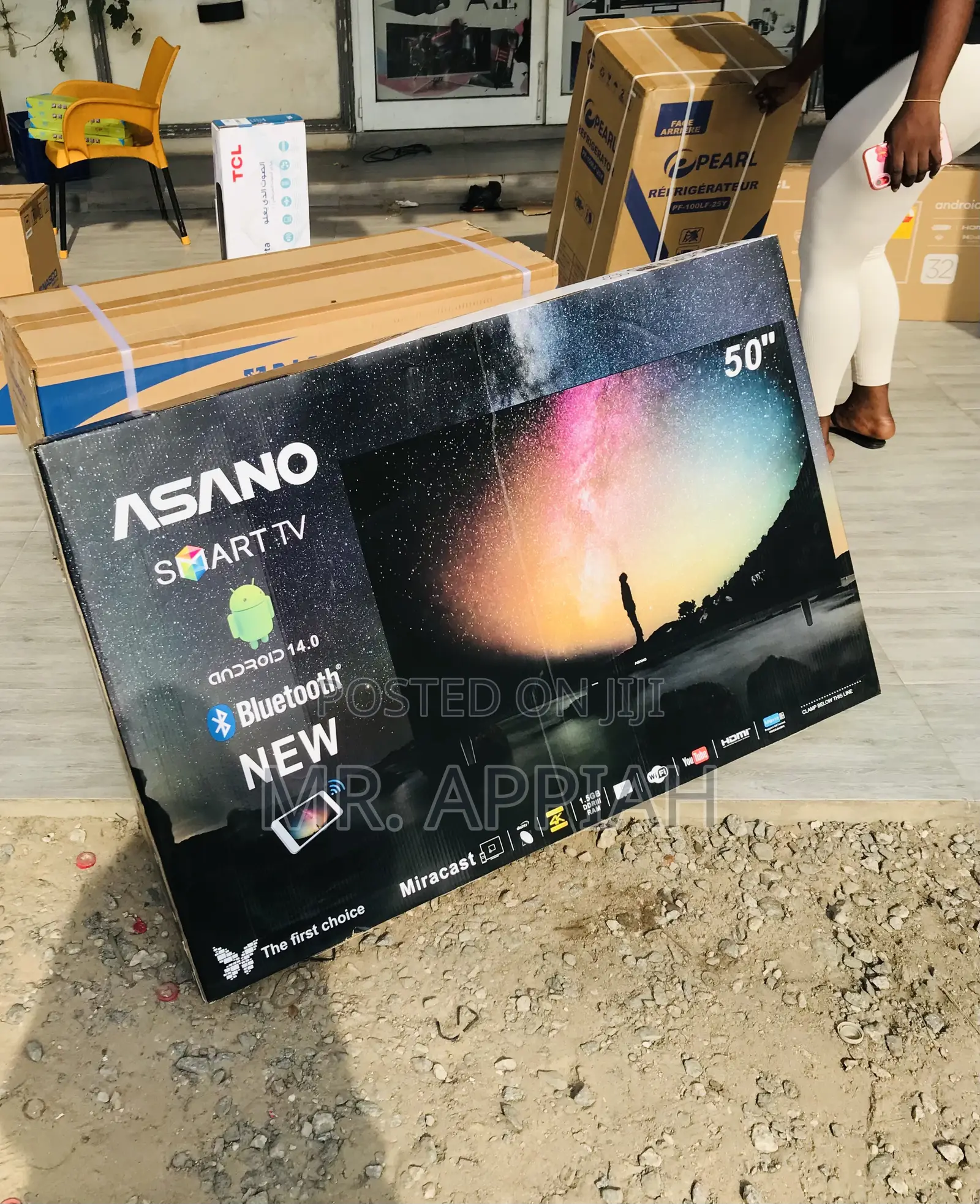 Check Out Asano 50 Inch Uhd Smart Screen Television.