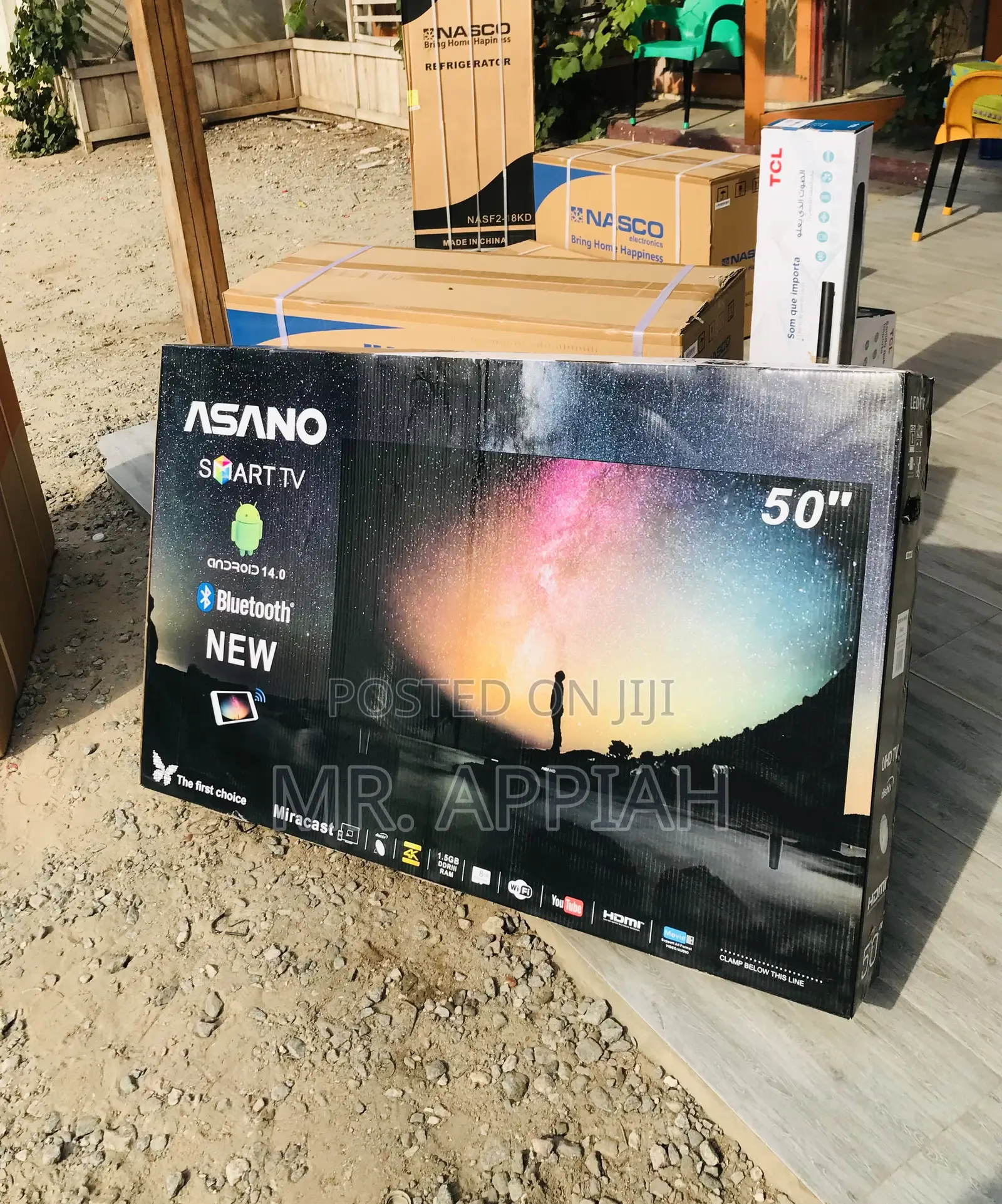 Check Out Original Asano 50” Uhd Smart Tv(Black).