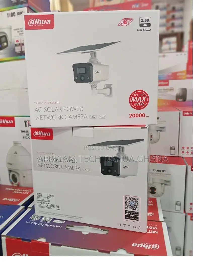 Dahua 4mp Smart Dual Light Bullet 4g Solar Power Network Cam
