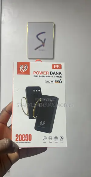 20000mah Power Bank With Led Light