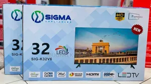 Sigma 32 Fhd Digital Frameless Satellite Tv + Free Wall