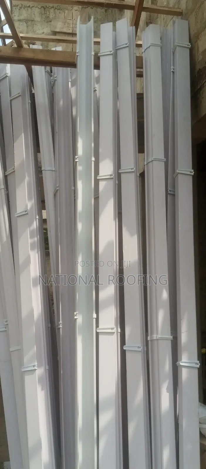 Rain Gutter Profile and Down Pipes