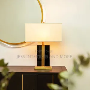 Table Lamp (Black Gold)