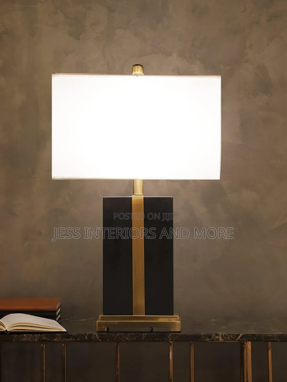 Table Lamp (Black Gold)