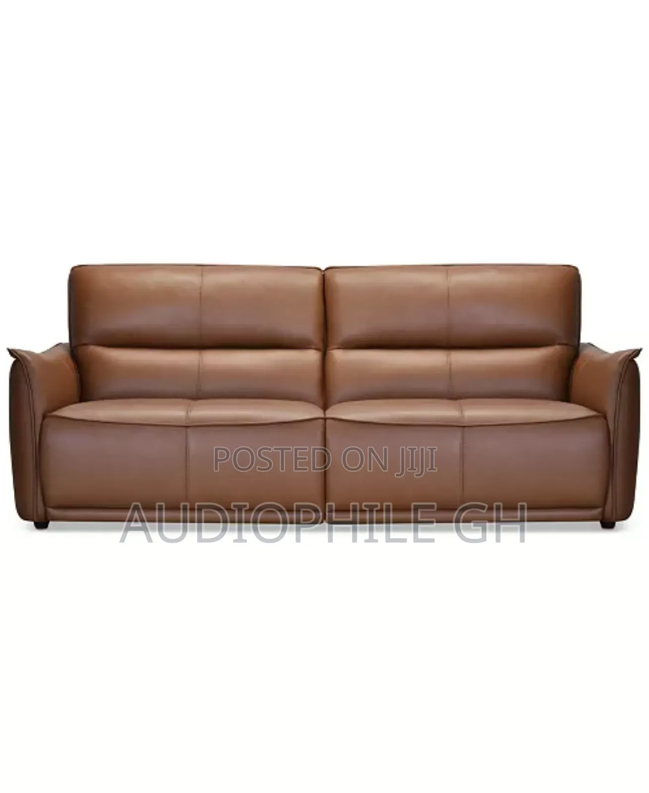 Polner 91" Leather Power Motion Sofa