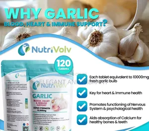 Garlic 10000mg -Boost Immune Heart Blood Health Pure