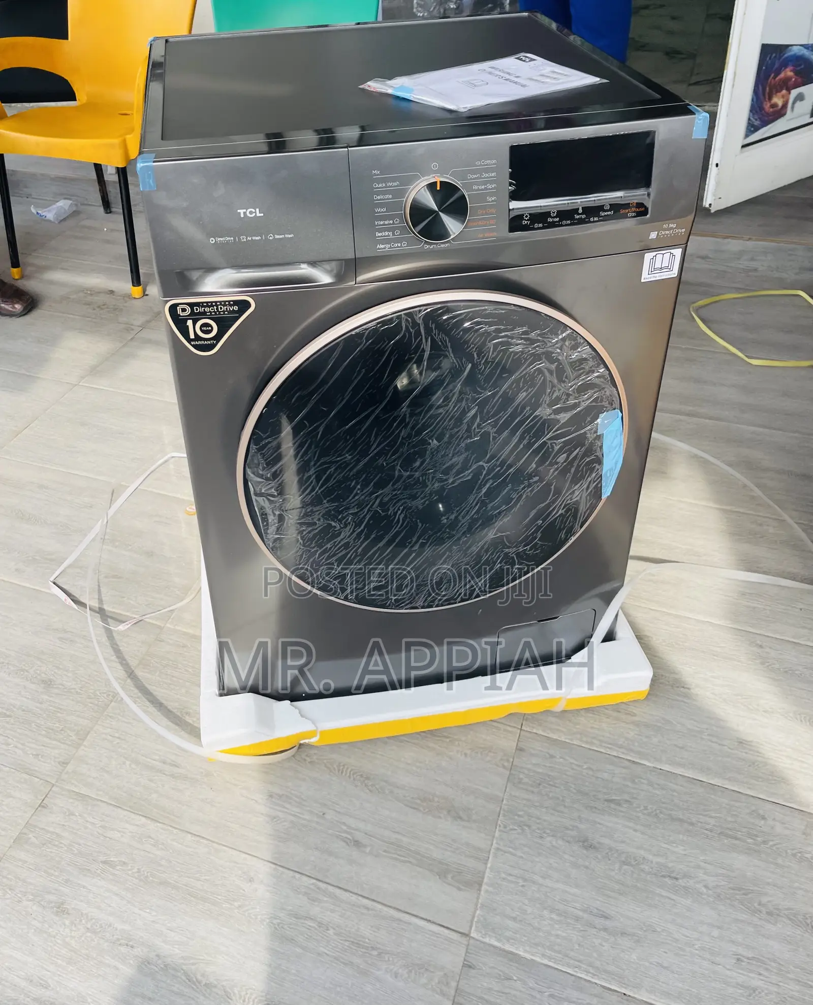 Choose Affordable TCL 11kgFront Load Washing Machine,Silver