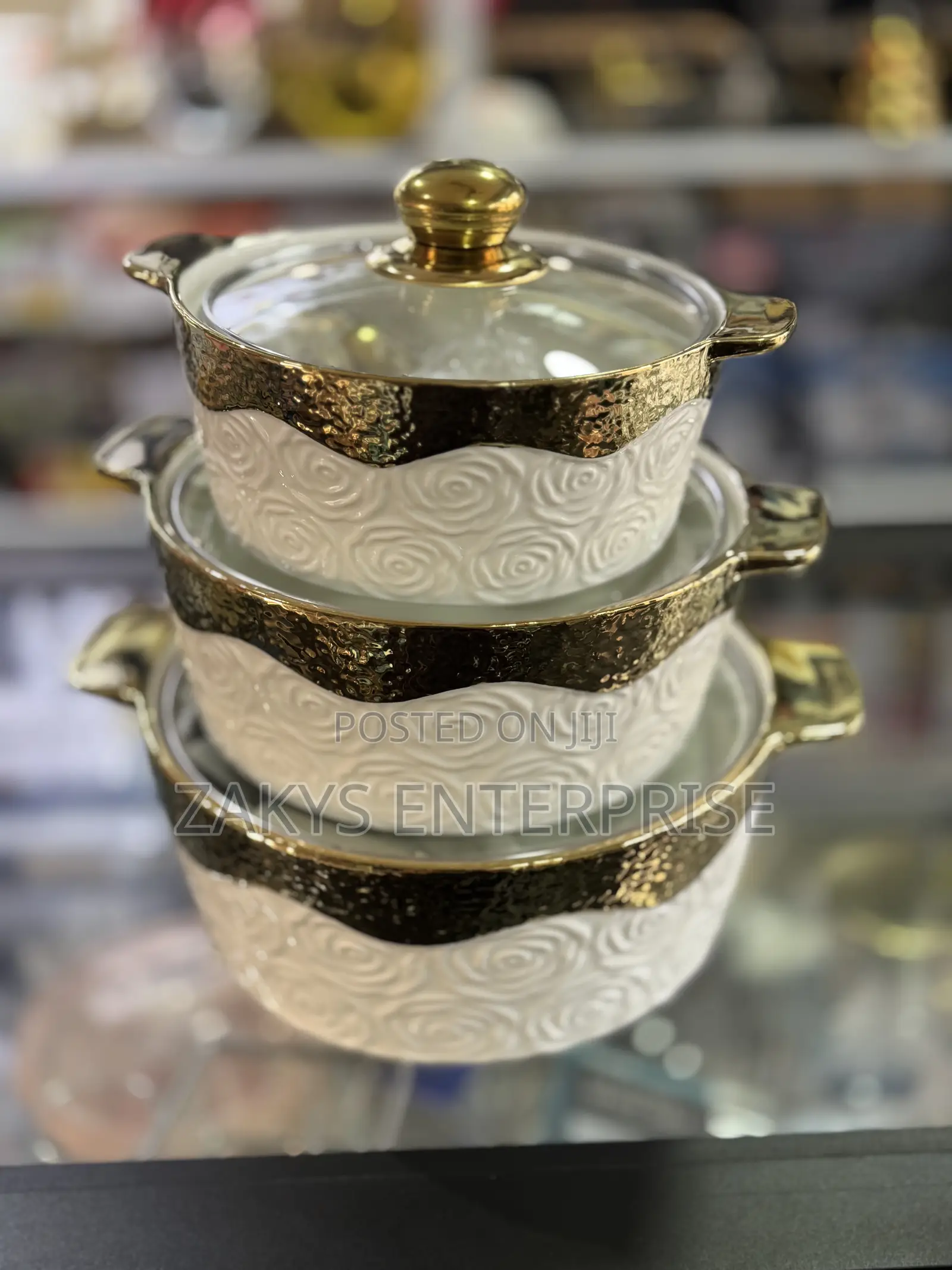 3pcs Ceramic Serving Bowls Set