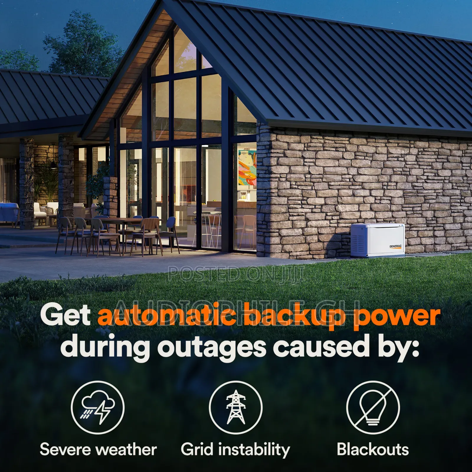 Generac Guardian 24kw Standby Generator| Wifi Enabled