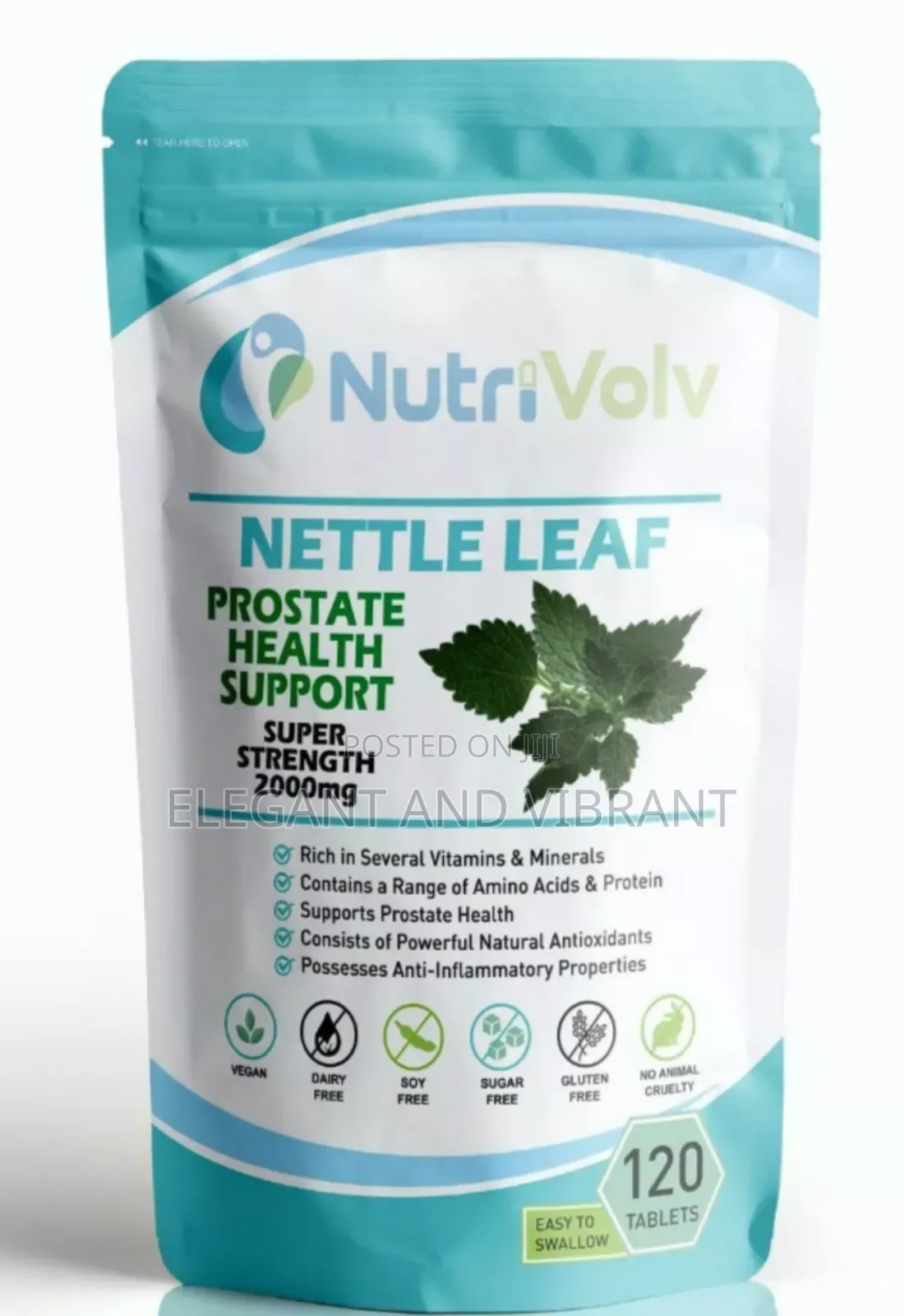Nettle Leaf 2000mg-Prostate Health Arthritis Allergy Support