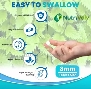 Nettle Leaf 2000mg-Prostate Health Arthritis Allergy Support