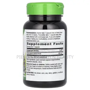 Nature's Way Vitex Fruit, 400 Mg, 100 Vegan Capsules