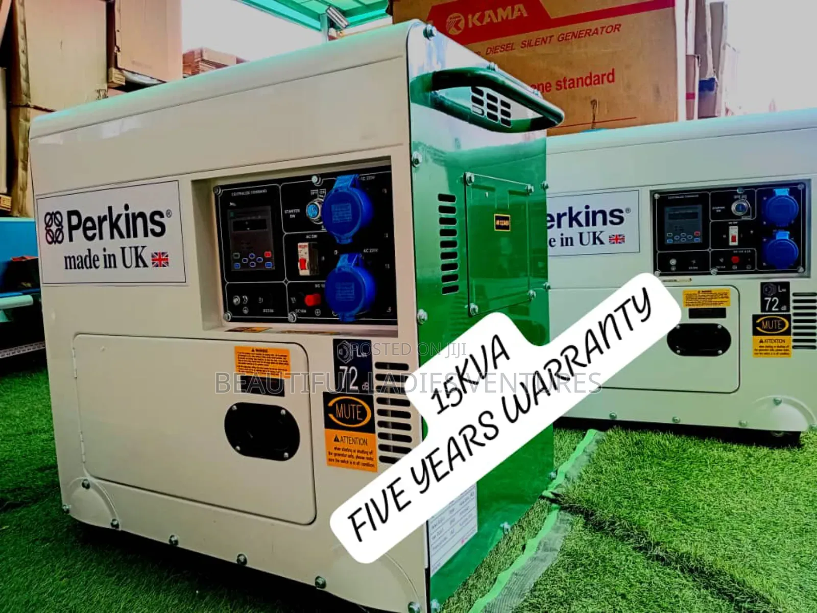 Noise Reduced Perkins 15kva Diesel Power Solution Generator