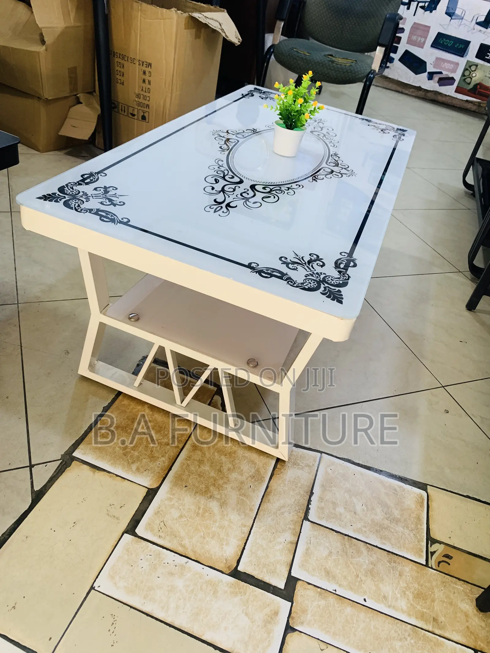 Glass Center Table Small Size