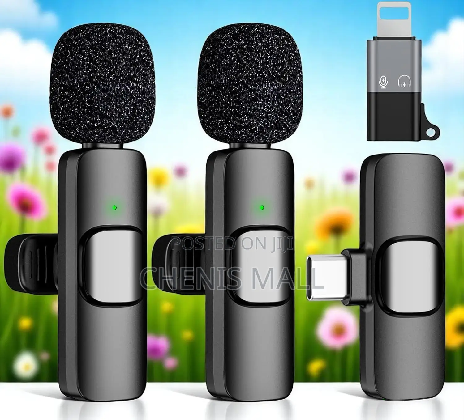 Wireless Lavalier Mini Microphone for Android Type C iPhone